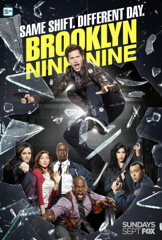 Brooklyn nine skateboard man woman - typographic free wallpaper for mobile