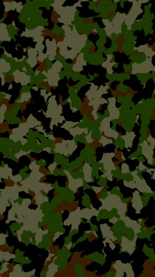 Camouflage brown green black border - free textures wallpaper for mobile