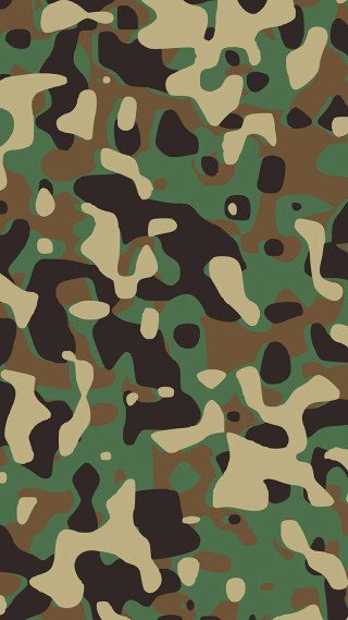 Camouflage brown green black white - a brown border free wallpaper