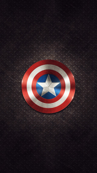 Captain america shield star black - assemblage free wallpaper for mobile