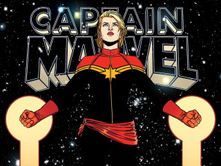Woman captain marvel costume galaxy - sky free wallpaper
