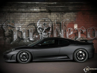 Car parked brick wall graffiti - concrete art free wallpaper