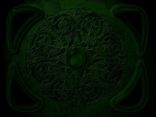Green background circular design black - a green circle free wallpaper