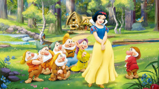 Snow white seven dwarfs forest 2 - the forest free wallpaper