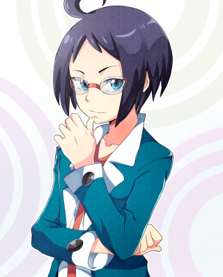 Aguri uchida blue suit glasses - tie free wallpaper