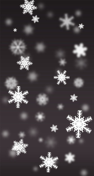 Snowflake black background flying snowflakes - ambient free wallpaper for mobile