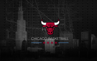Chicago bulls logo black background 6 - allan brooks free wallpaper