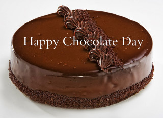 Chocolate cake happy chocolate day 3 - free holidays wallpaper