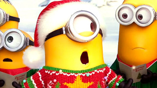 Minions christmas sweaters glasses fun - their face free wallpaper