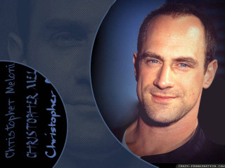 Man black shirt blue background - christopher rush free wallpaper