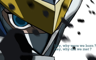 Cartoon character hat sword caption - dust free wallpaper