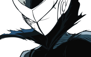 Helmet person black white blue - a blue tail free wallpaper for desktop