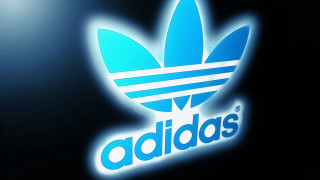 Blue adidas logo black lightblue - gradient light blue free wallpaper