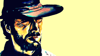 Man hat cigarette serious look - western comic book art free wallpaper