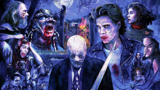 Zombie people blood faces hands - dark art free wallpaper