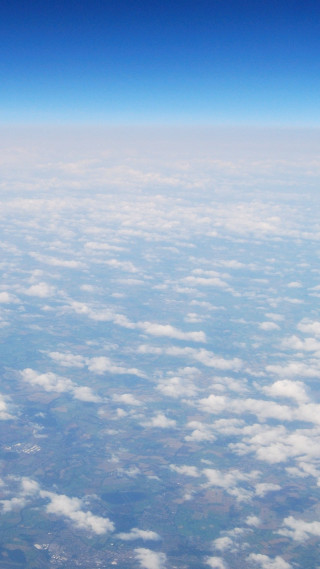 Airplane sky view clouds wing 2 - free airplane wallpaper for mobile