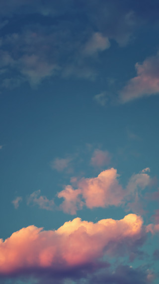 Plane flying pink cloud blue 2 - free sky wallpaper for mobile