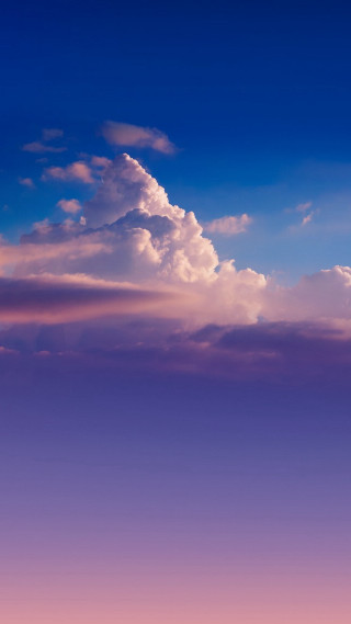 Plane flying sky cloud pink - free sky wallpaper for mobile