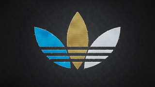 Black background gold blue adidas - a gold free wallpaper