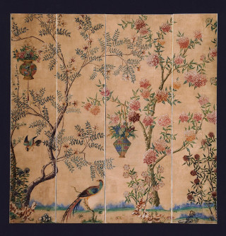 Tree birds flowers painting nature 2 - ukiyoe free wallpaper for tablet