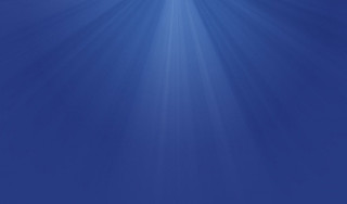 Blue sky sunbeams plane flying - volumetric light free wallpaper for desktop