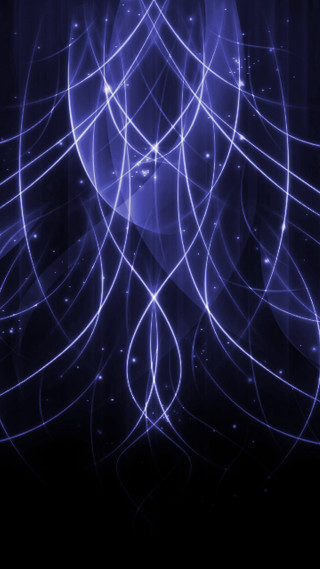 Blue abstract lines hologram night - line free wallpaper for mobile