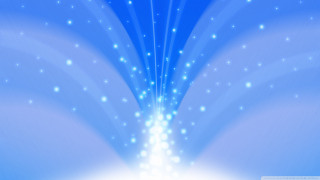 Blue background bright light star - len free wallpaper