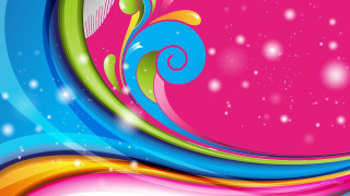 Colorful abstract background swirl design - surreal design free wallpaper
