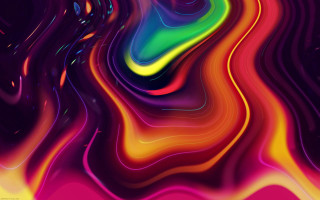Colorful background swirly pattern middle - vibrant color line free wallpaper