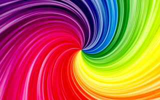 Colorful swirl rainbow background photo - triadic free wallpaper for desktop