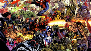 Avengers group photo characters heroes - alan davis free wallpaper