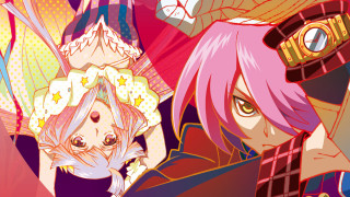 Anime couple pink hair pink - a pink wig free wallpaper