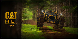 Yellow truck woods trail trees - a yellow frame free wallpaper