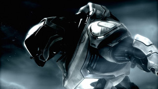 Futuristic suit helmet sword sky - mass effect free wallpaper for desktop
