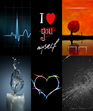 Heart series images different photos - a sery of photos free wallpaper