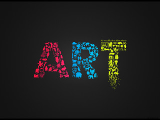 Colorful multilingual popart visual hat - artgem free wallpaper