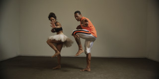 Man woman dance move room - darrell riche free wallpaper