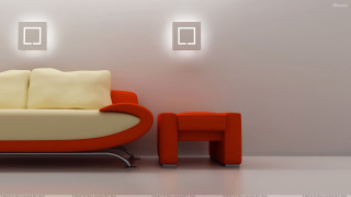Couch chairs room lights table - two chair free wallpaper