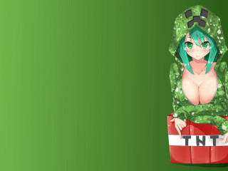 Cartoon character red box green - 3 d model free wallpaper