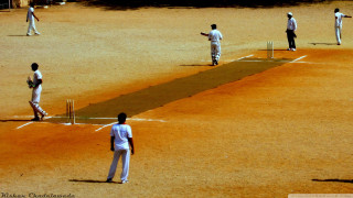 Cricket game men field dirt - bholekar srihari free wallpaper