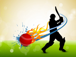 Man holding bat ball field 2 - a splash of paint free wallpaper