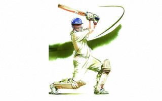 Man holding bat helmet ball 2 - his hand and a ball free wallpaper