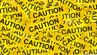 Caution signs yellow tape black - digital free wallpaper