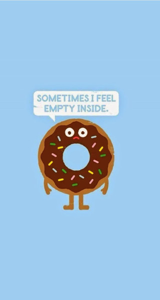 Donut thought bubble empty inside - allen tupper true free wallpaper