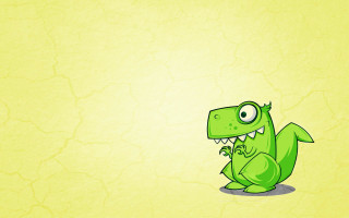 Cartoon dinosaur big grin happy - hd wallpaper free wallpaper