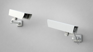 Security cameras wall white background - modular constructivism free wallpaper