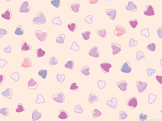 Hearts pink background pattern love 2 - pointillism free wallpaper