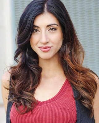 Woman long hair red top 4 - alexis simon belle free wallpaper