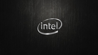 Black silver logo intel circle - silver free wallpaper for desktop
