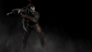 Man black white costume baseballbat - costume free wallpaper